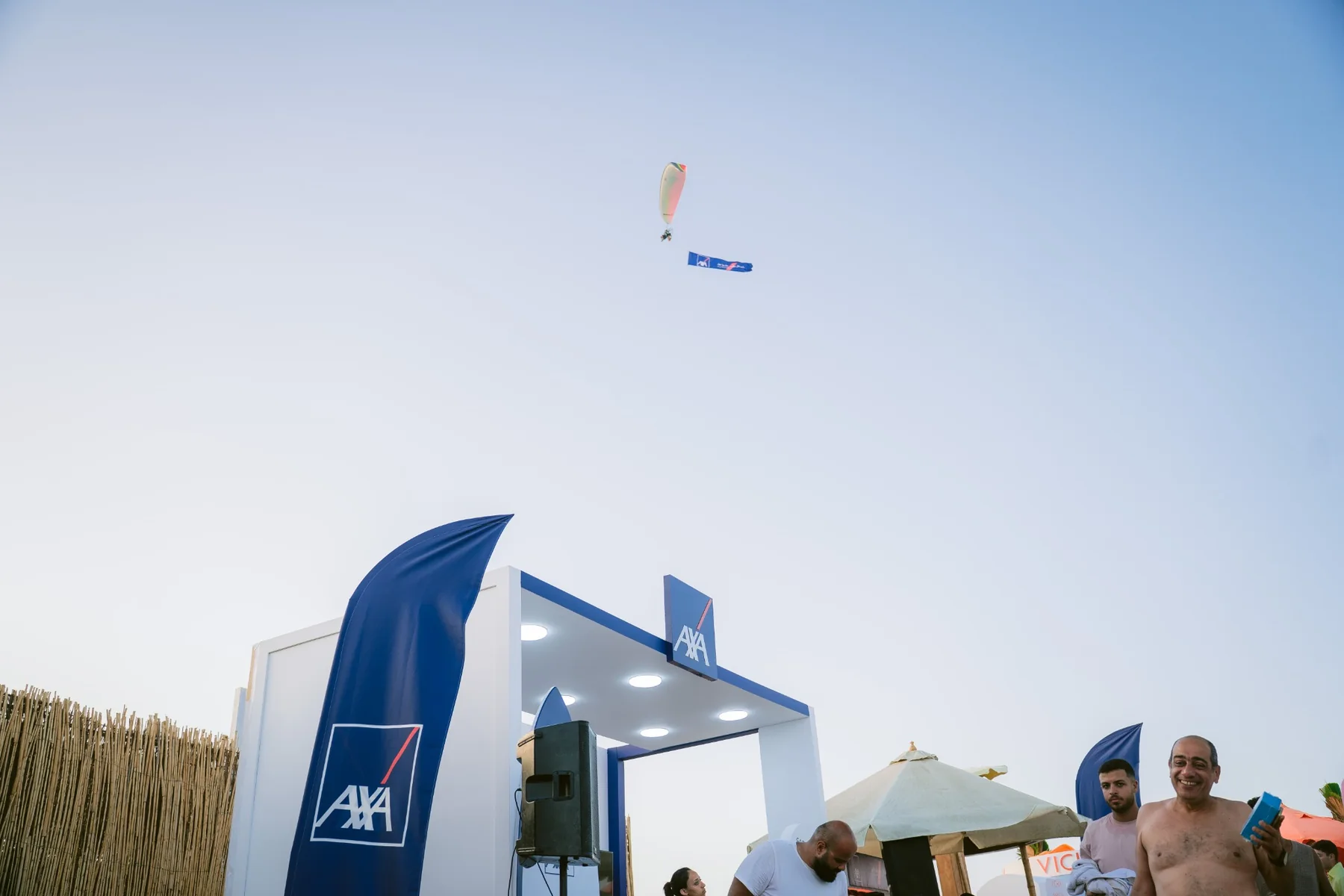AXA summer booth
